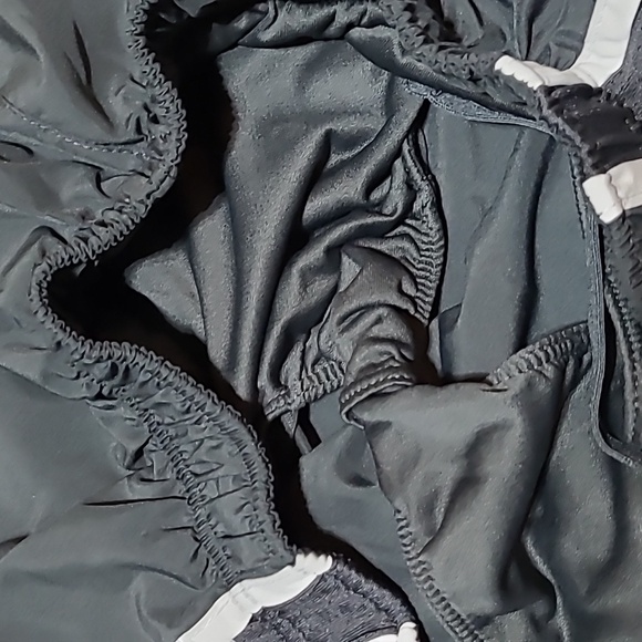 NIKE DRI-FIT SWOOSH LOGO LINED MESH ATHLETIC RUNNING SHORTS - Picture 7 of 11